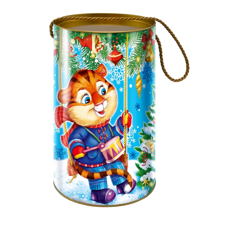 сладкий новогодний подарок Под. Тигренок на качелях (Т0900С5031)